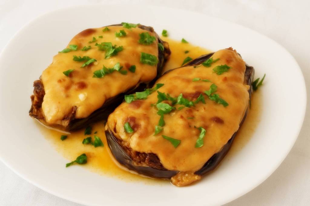 Stuffed Eggplants with Meat Sauce and Béchamel (Greek “Papoutsakia”) – A Traditional Comfort&nbsp;Dish