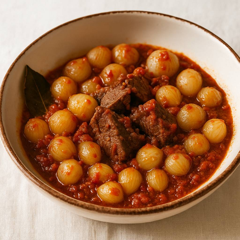 Beef Stifado of Panagia – Traditional Recipe from Evia for the 15th of&nbsp;August