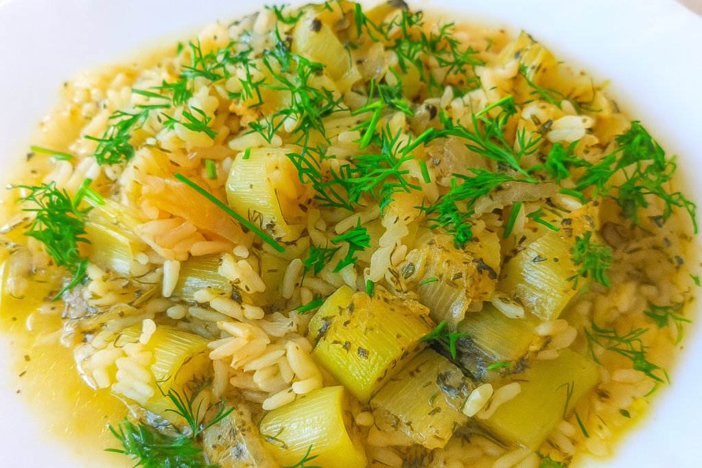 Leek Rice (Prasorizo): A Cozy Fall Dish Full of Flavor and&nbsp;Tradition