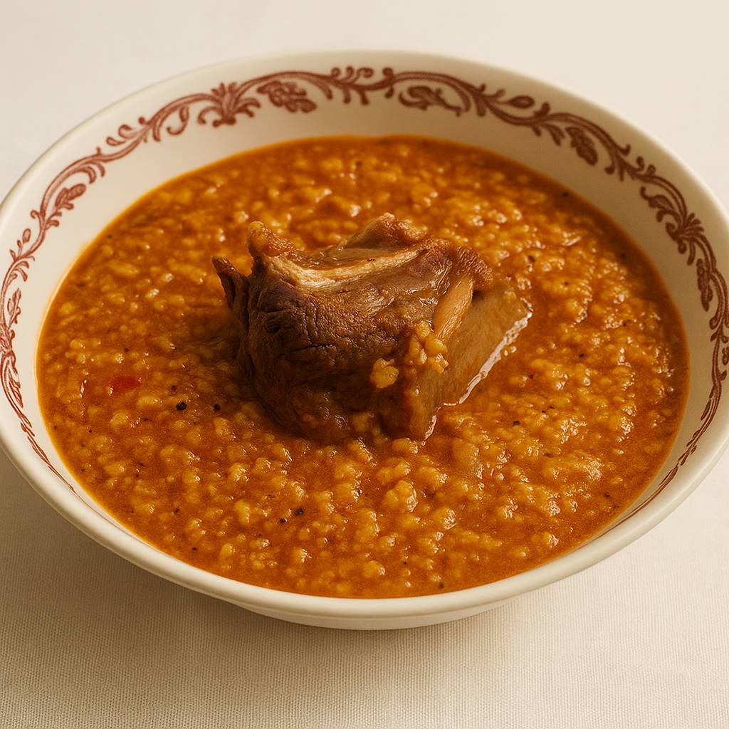 Provatina (Mature Lamb) with Bulgur – A Rustic Dish from&nbsp;Thessaly
