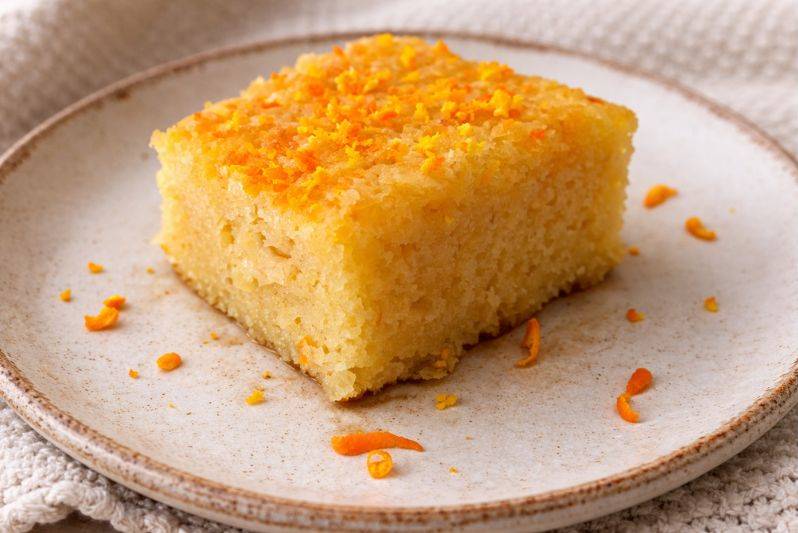 Traditional Greek Orange Cake with Phyllo&nbsp;(Portokalopita)