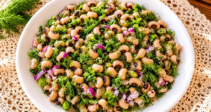 Politika Black-Eyed Pea Salad – Fresh Spring Recipe with Dill &&nbsp;Cumin