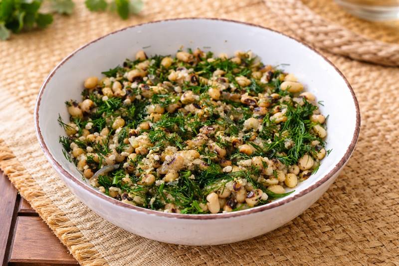 Politika Black-Eyed Pea Salad – Fresh Spring Recipe with Dill & Cumin