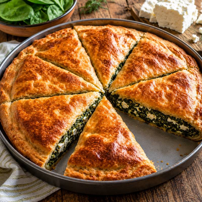 Traditional Greek Spanakopita