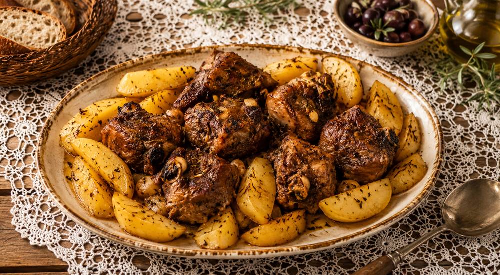 Authentic Chios Mastelo – Traditional Slow-Roasted Lamb with&nbsp;Mastiha