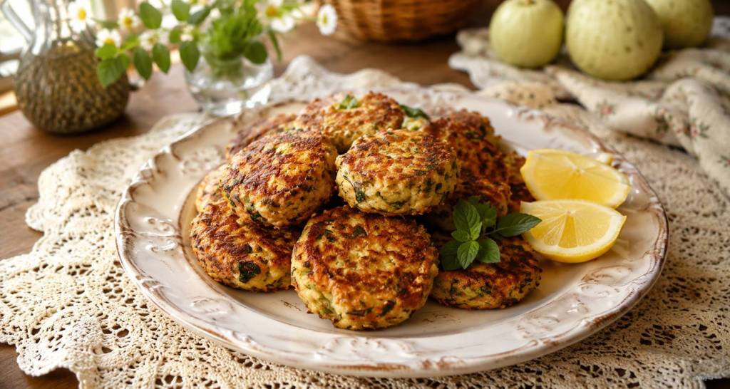 Authentic Greek Zucchini Fritters (Kolokythokeftedes) – Traditional Recipe with Feta & Mint