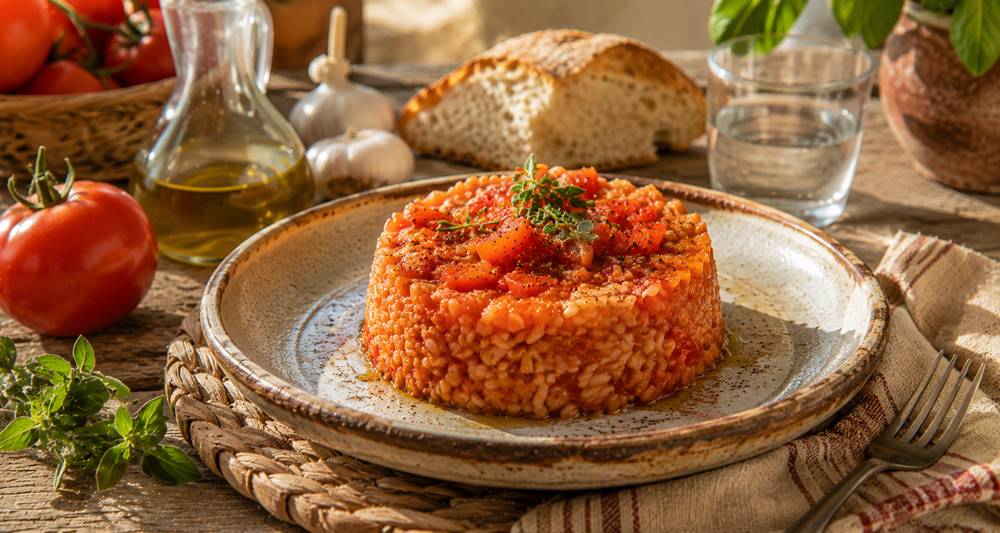 Traditional Thessalian Tomato Rice – Authentic Greek Summer&nbsp;Recipe