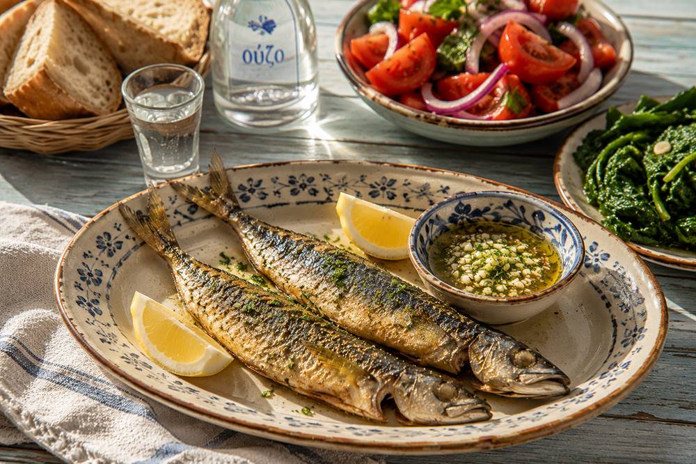 Traditional Greek Fried Chub Mackerel (Kolios) – Authentic Summer&nbsp;Recipe