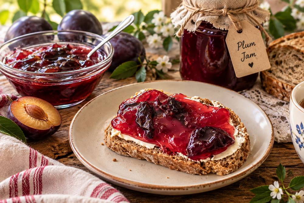 Traditional Greek Plum Jam – Easy Homemade Recipe with Fresh&nbsp;Plums